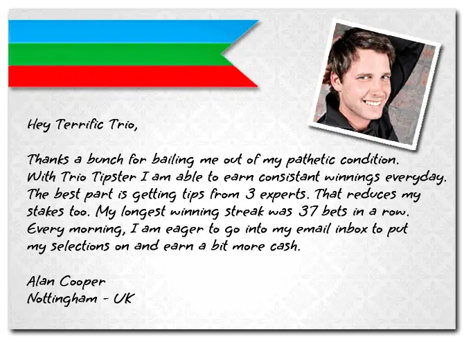 Trio Tipster testimonial desktop 1